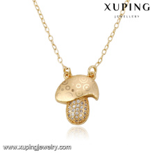 43084 Xuping bijoux fantaisie collier design spécial en or avec zircon synthétique